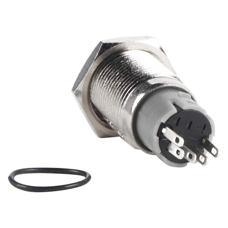 Metal 16mm Latching Push Power Button 12V 1NO 1NC For Car Accessories - Image 4